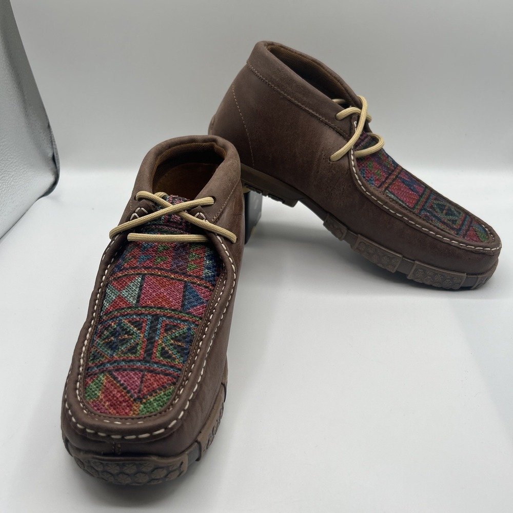 NEW REYWELT Men's Wallaby Shoes, SZ: 10 M,Leather Uppers/ Colorful Inset, NO BOX